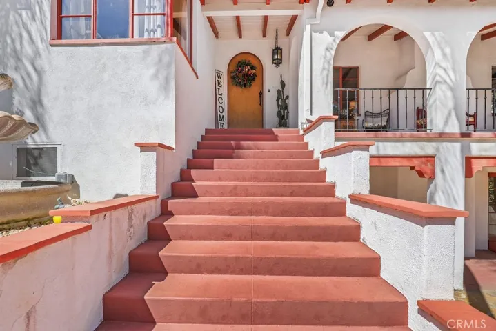 Stairs to front door