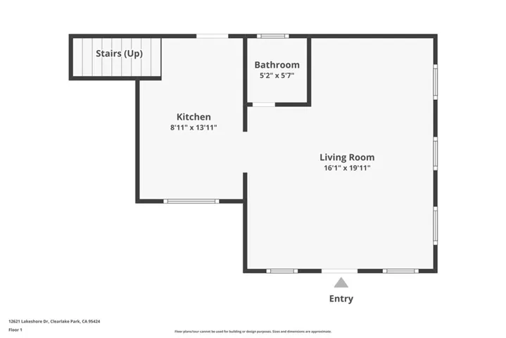 First floor - dimensions are approximate