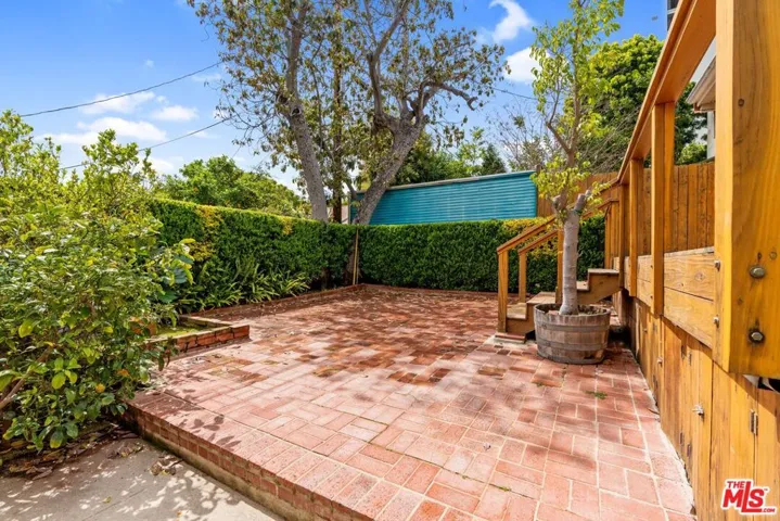 Bricked Patio Backyard