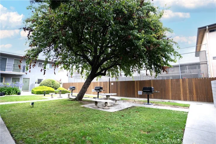 community BBQ area