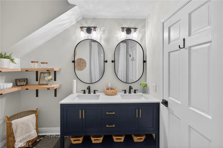 completely remodeled bathroom
