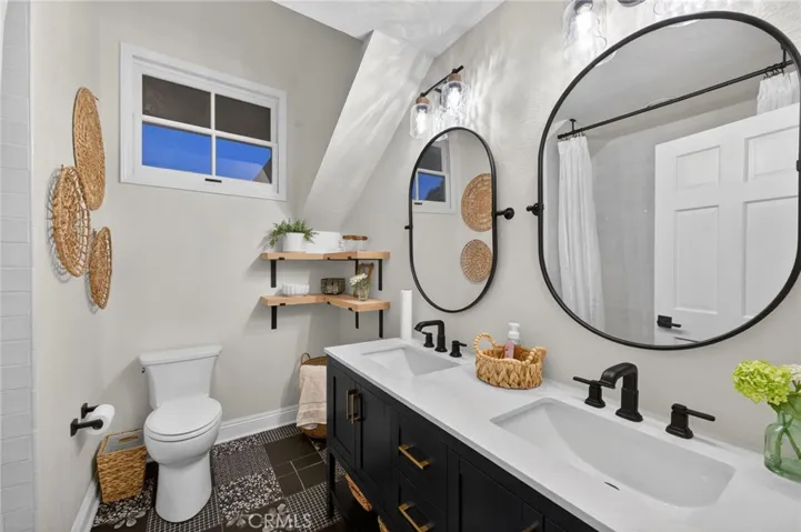 completely remodeled bathroom