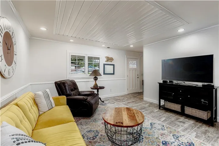 Family room off the kitchen.
