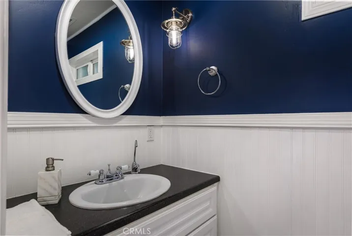 Downstairs bath.