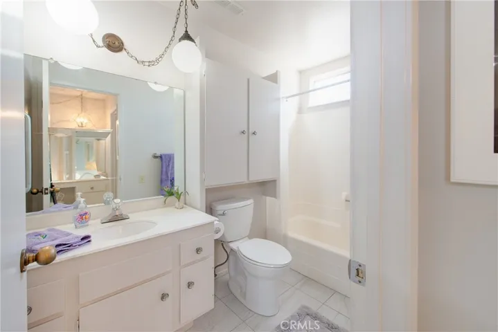 The master bath has tile floors.
