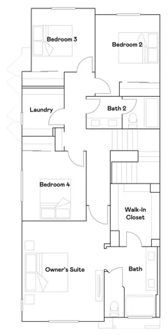 Residence 3 - level 2 floorplan
