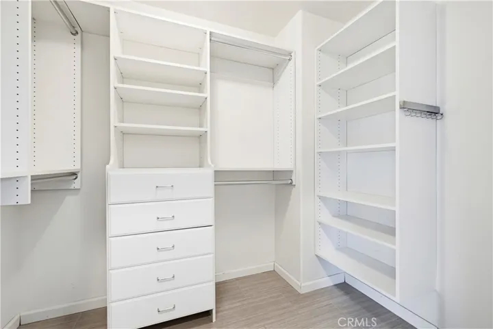 Primary closet