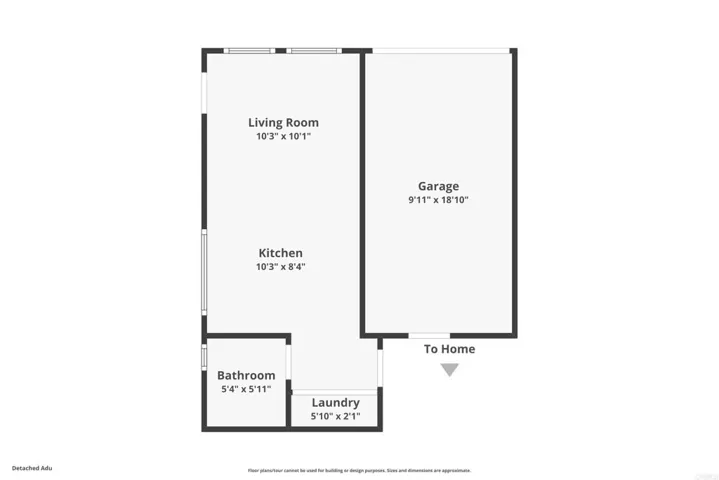 STUDIO GARAGE FLOOR PLAN