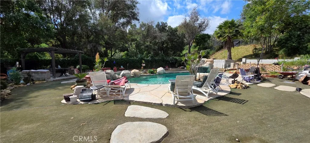 Private back yard!  Open space behind the home.