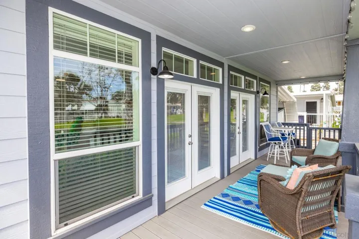Covered deck!