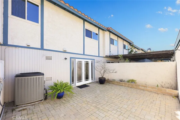 Rear Enclosed Patio - with HVAC unit