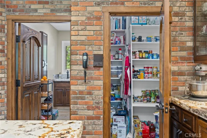 Going to laundry room and pantry area