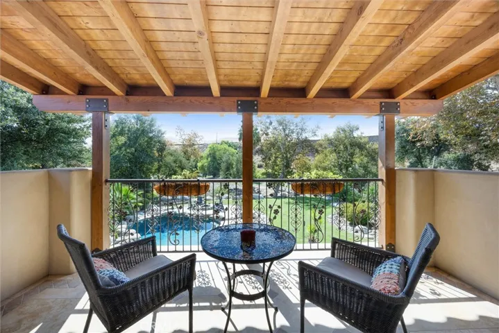 Master bedroom patio