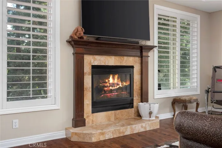 master bedroom fireplace