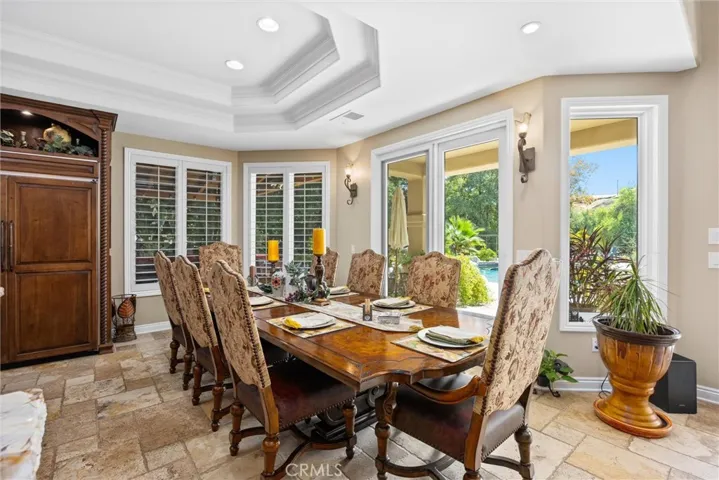 Kitchen and Eight table dining room table