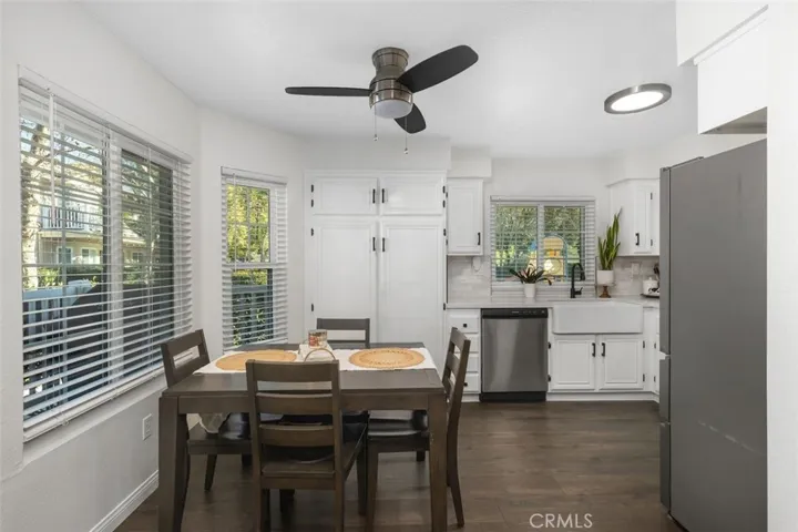 Updated Kitchen Opens to Family Style Dining Area