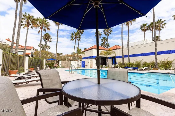 Lap pool umbrella