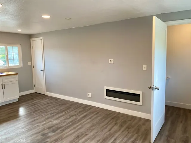 casita main area with built in electric fireplace