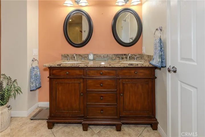 Hall Bath Dual Sinks