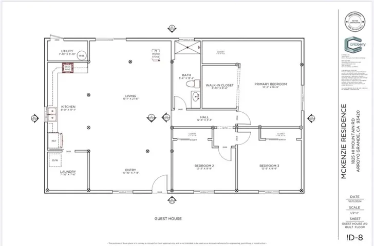 Unpermitted Guest House Floor plans