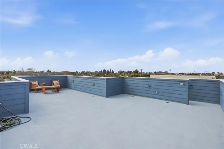 Huge roof top deck with Peek-a-boo Ocean Views