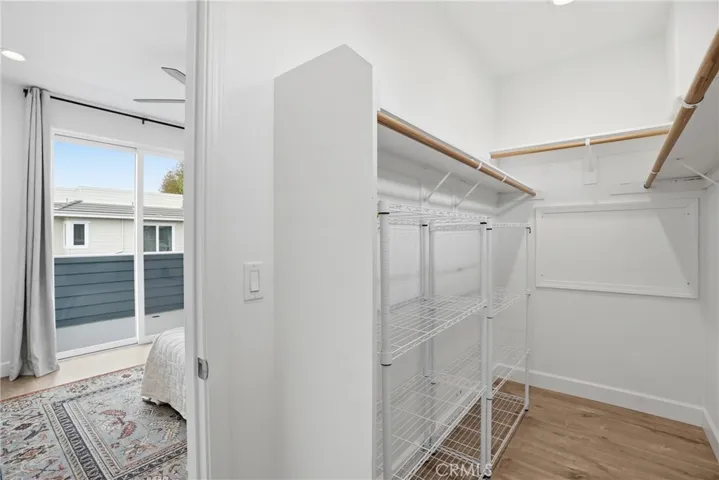 Large walk in closet