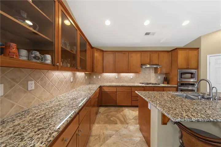 Granite Countertops With Plenty Of Prep Space And Storage