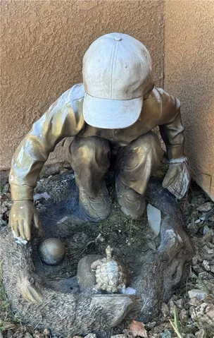 Sculpture in the Back yard