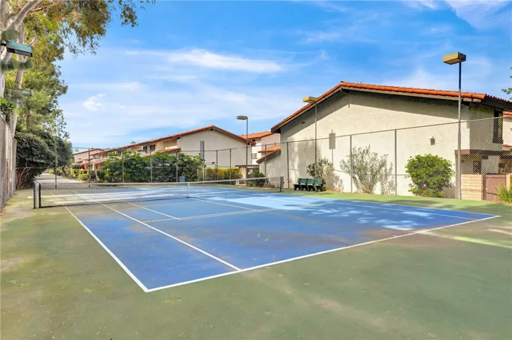 Lighted Tennis Court