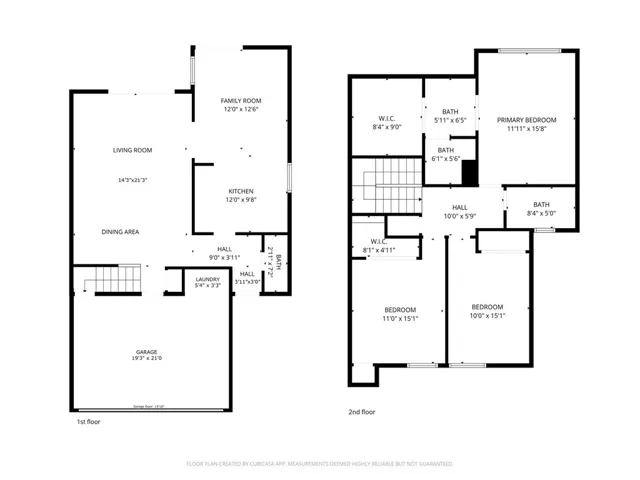 Floor Plan - Upstairs & Downstairs