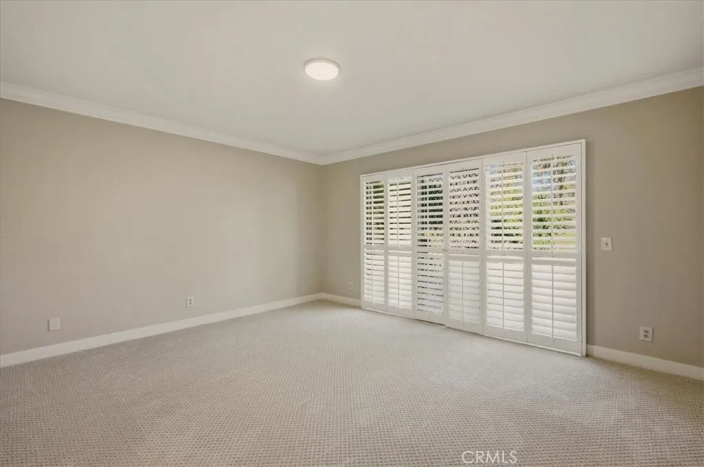 Designer sculpted carpeting in bedrooms