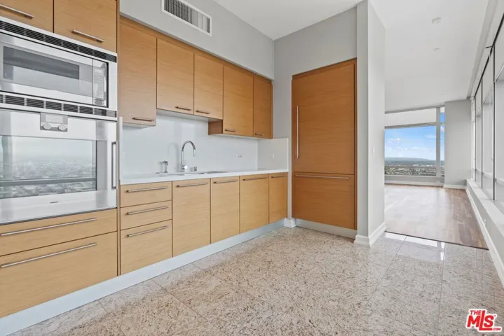 Kitchen Looking South to Livin