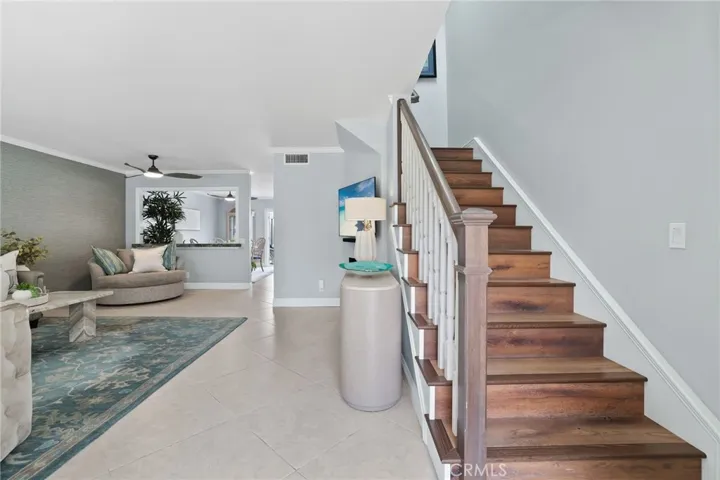 Stairs to upper level