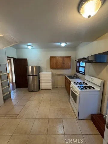 Bottom level kitchen area