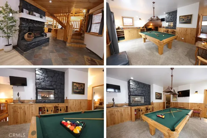 Downstairs FP & Upstairs Game Room