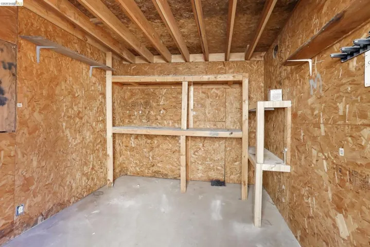 View of storage room