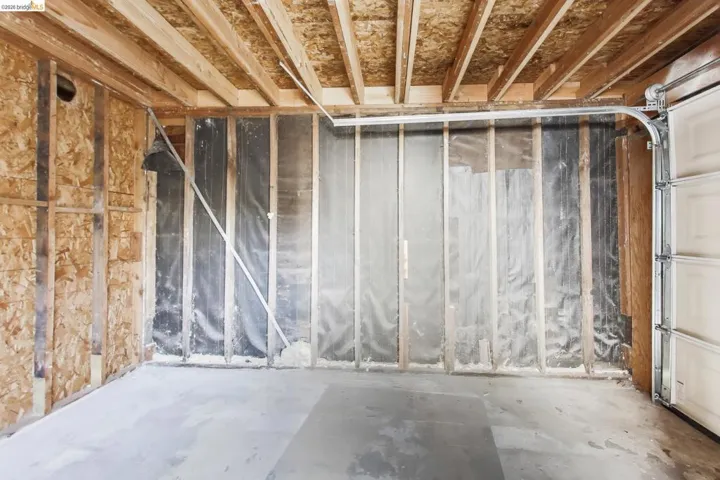 Basement with a garage