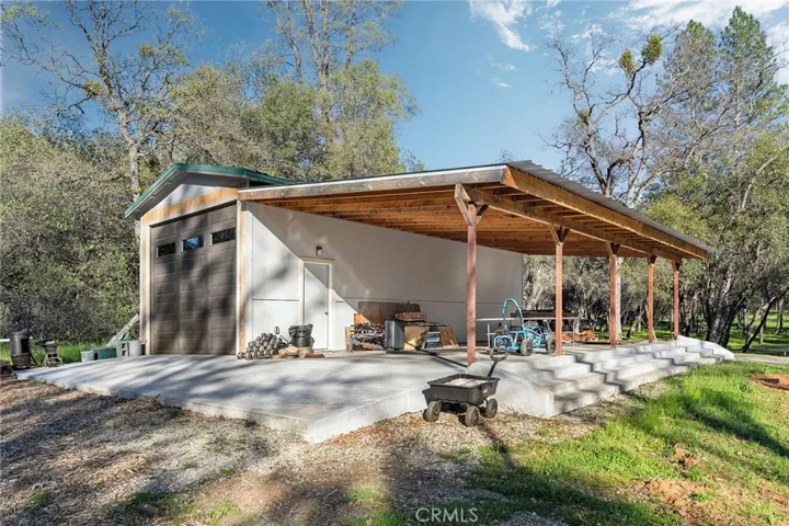 Large RV with Carport