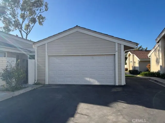 Garage and front door patio
