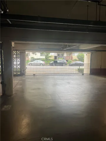 Garage secured underground gate