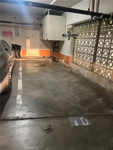 Assigned parking spot in underground garage