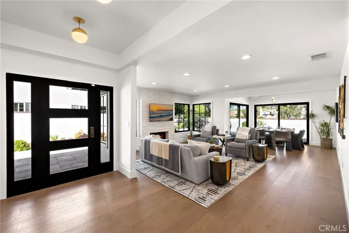 Natural light & open floor plan throughout.