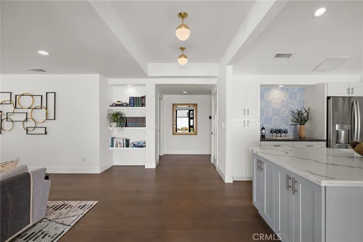 Hallway leading to bedrooms