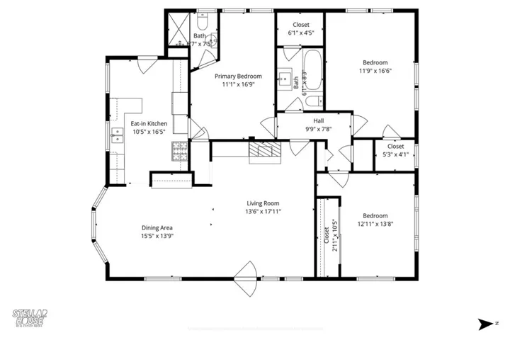 Complete Floorplan for 773 N Alexandria, LA