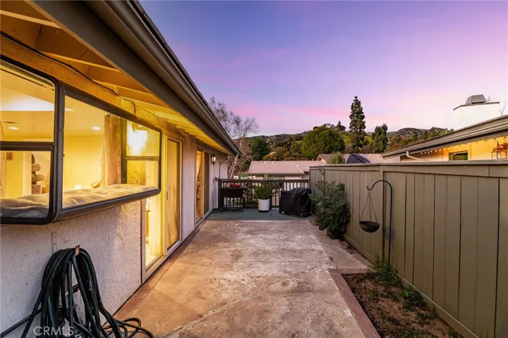 Patio w/ views of foothills