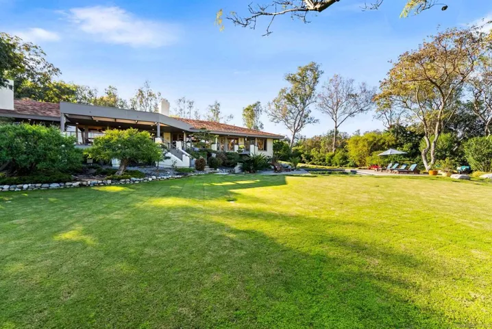 Large private backyard lawn!