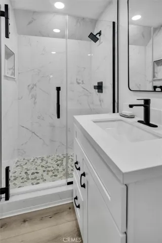 Upstairs remodeled bathroom