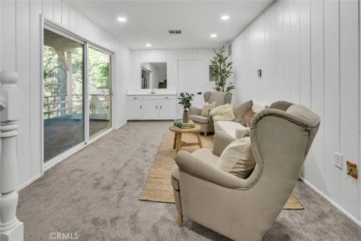 Lower level bonus room with wet bar