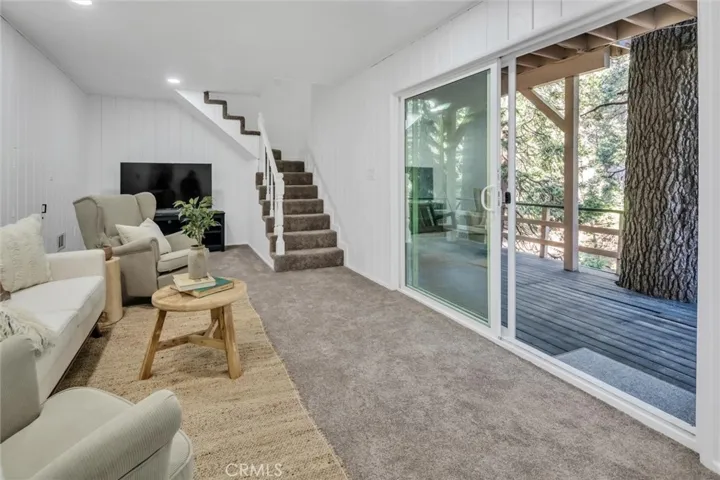 Lower level bonus room with new sliding doors to lower deck