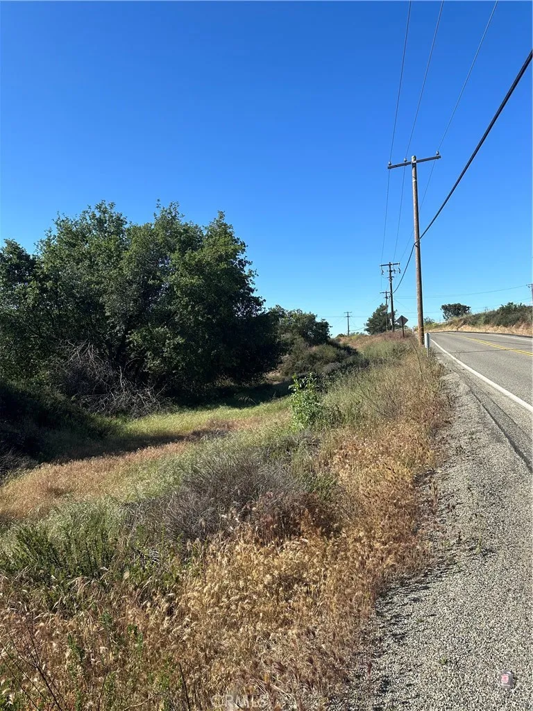 Sage Road in front of parcel.